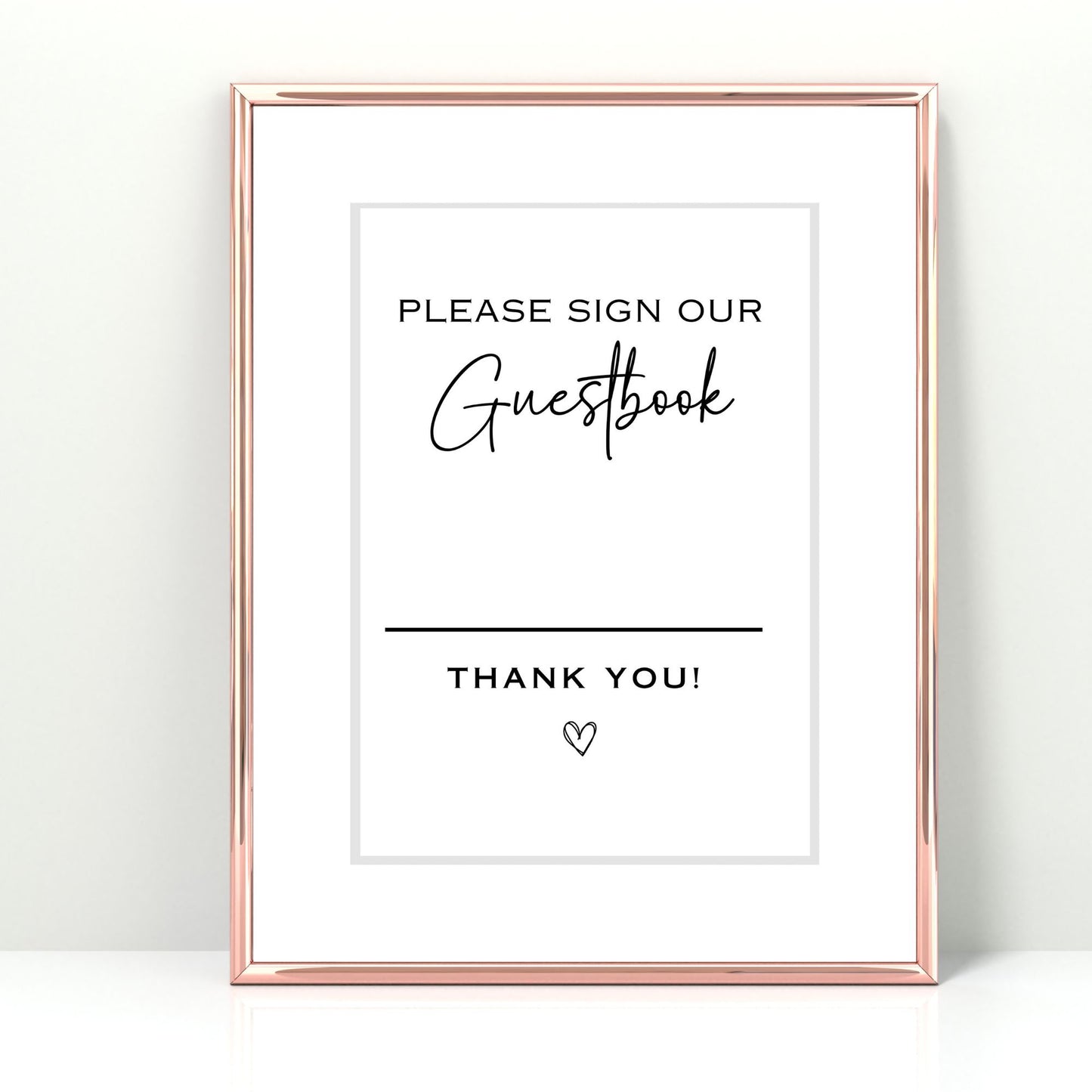 DIY Wedding Printable - Guestbook Sign