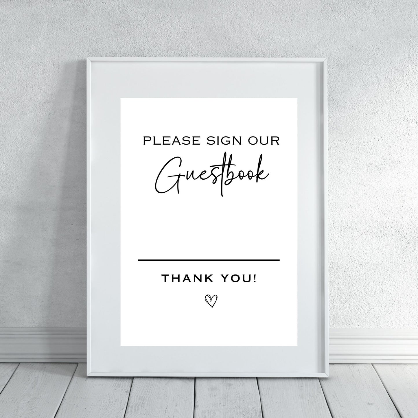 DIY Wedding Printable - Guestbook Sign