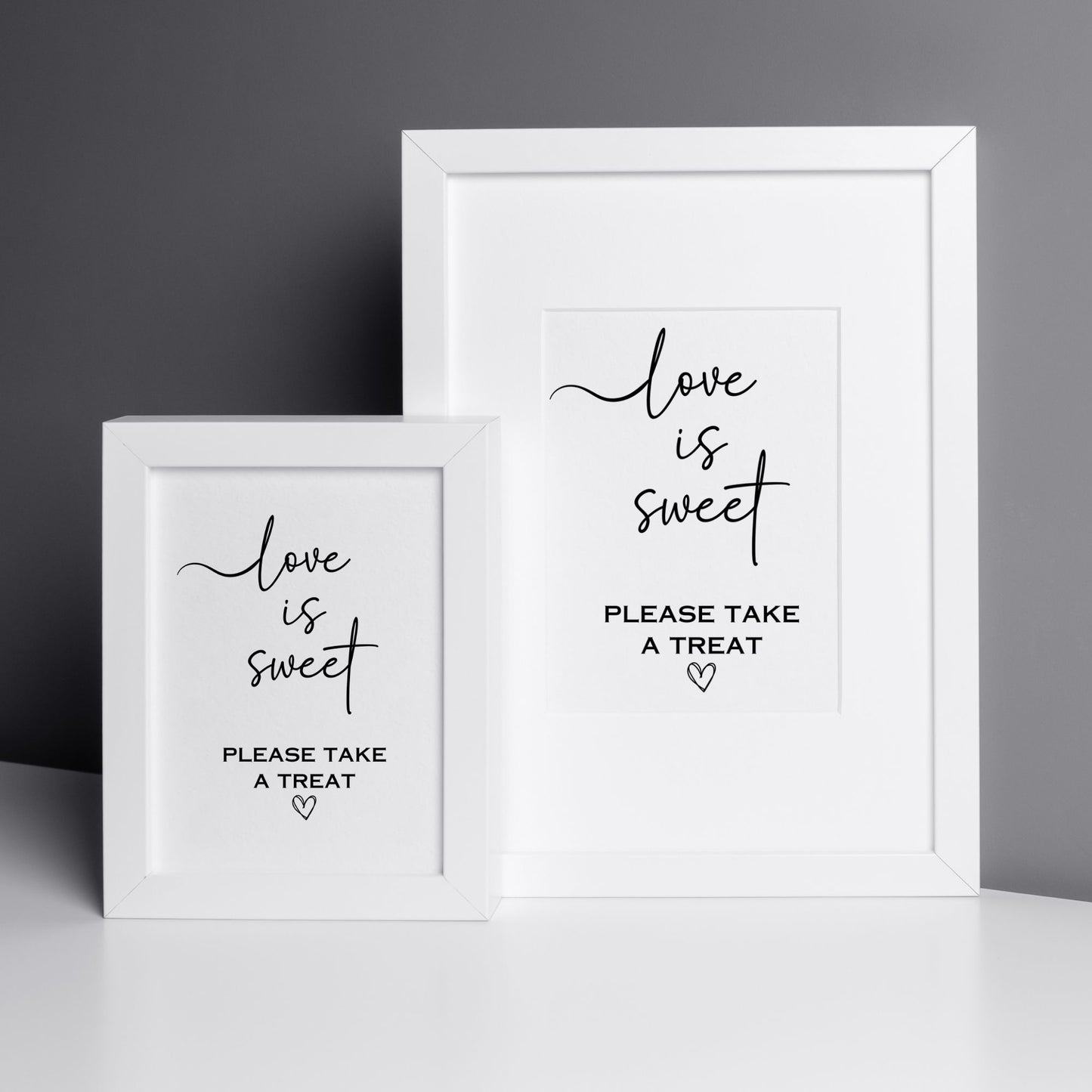 DIY Wedding Printable - Love is Sweet Sign