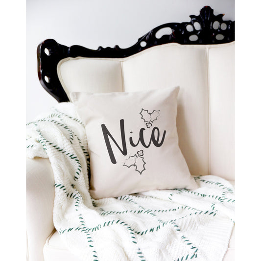 Nice Christmas Holiday Pillow Cover