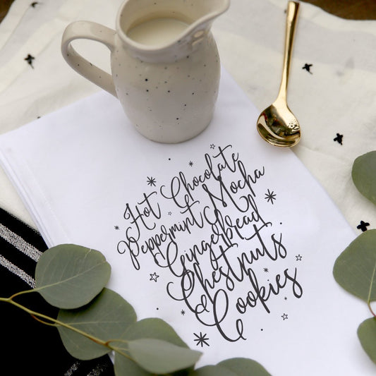 Christmas Favorites Kitchen Tea Towel