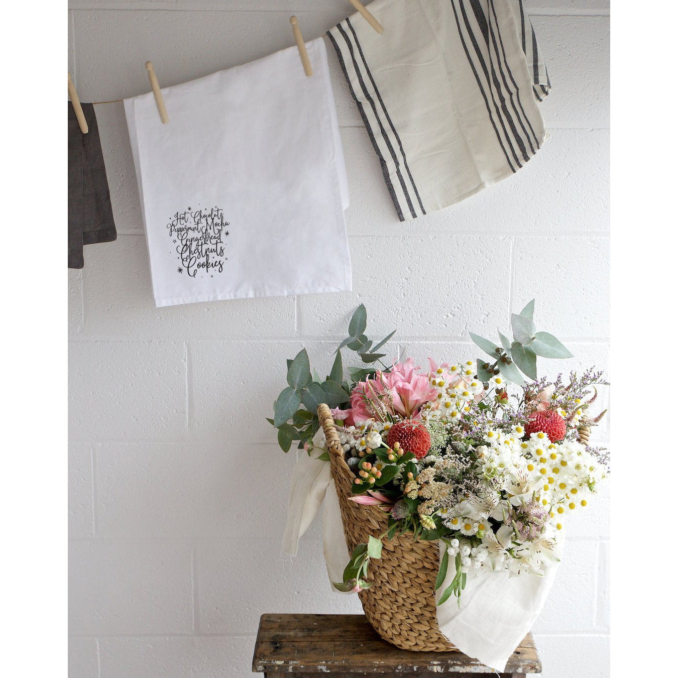 Christmas Favorites Kitchen Tea Towel