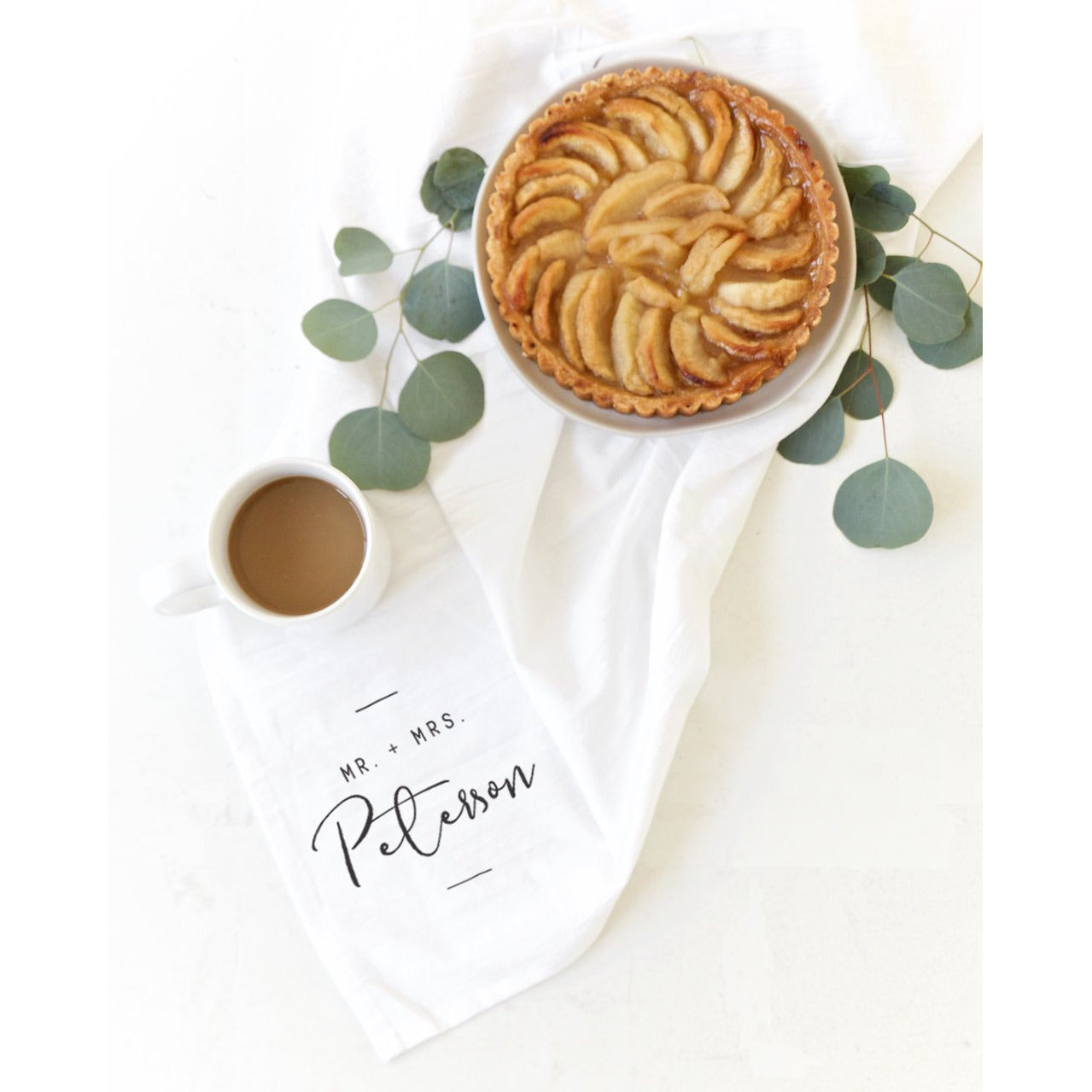 Personalized Mr. & Mrs. Tea Towel