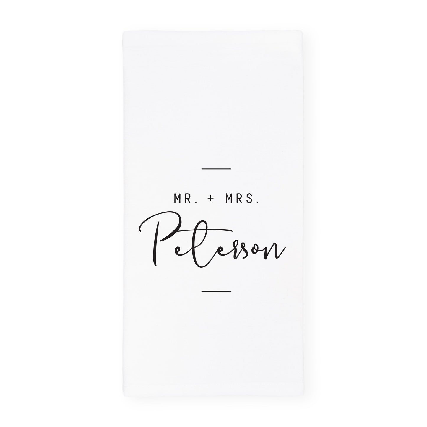 Personalized Mr. & Mrs. Tea Towel