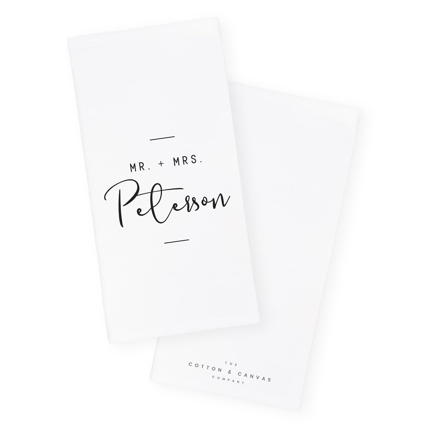 Personalized Mr. & Mrs. Tea Towel