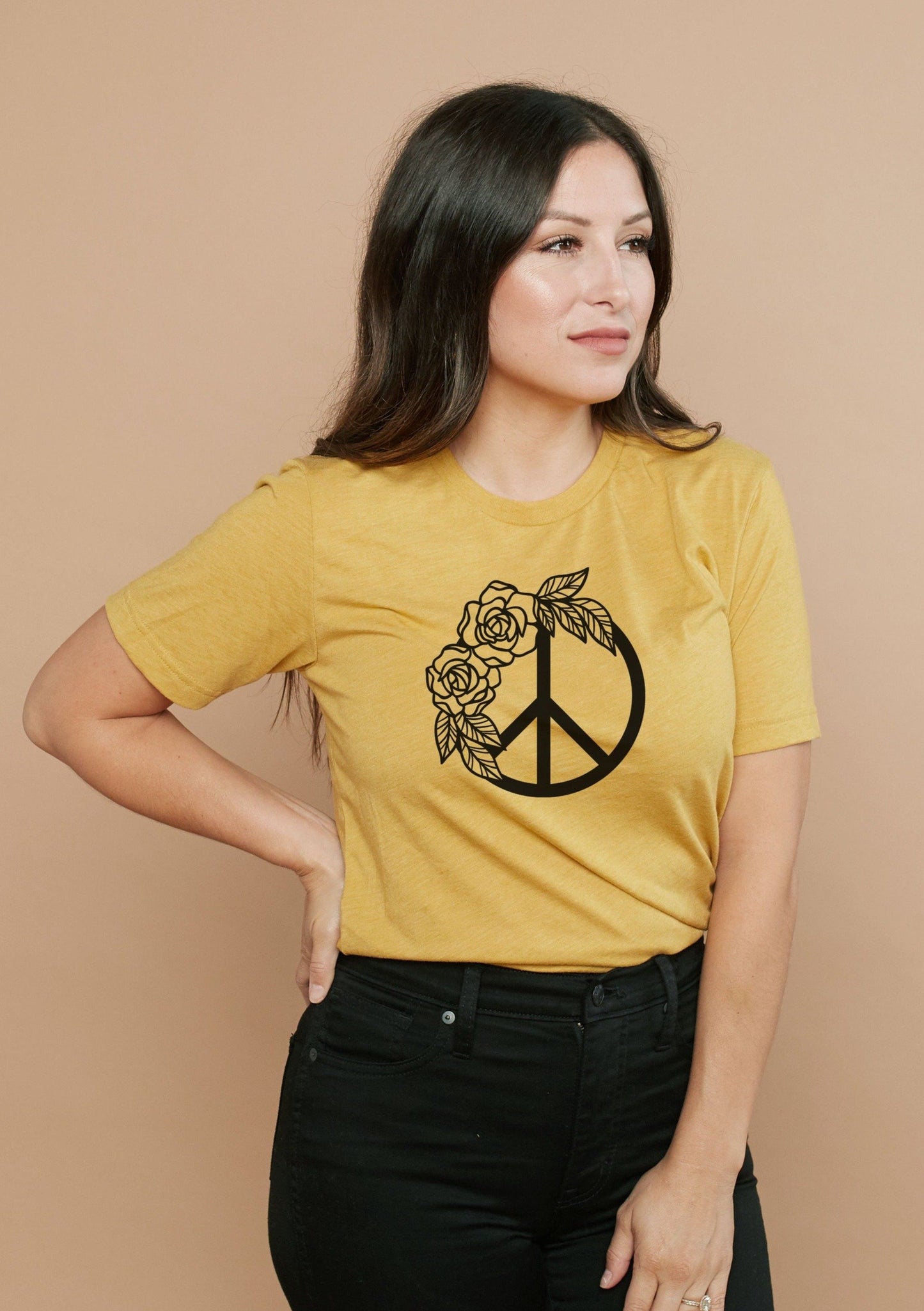 Peace Floral Tee