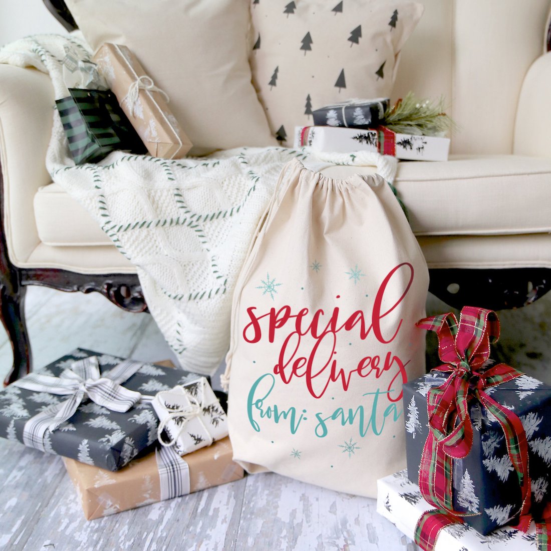 Special Delivery From Santa Christmas Sack