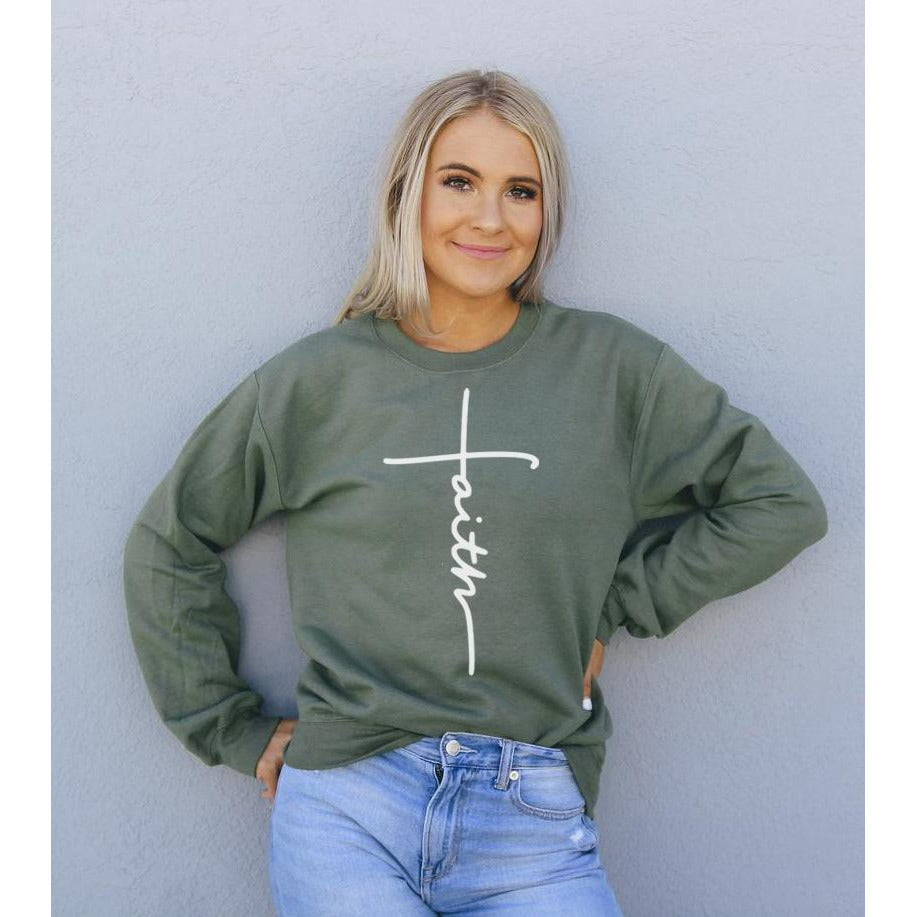 Share The Faith Inspired Sweatshirt One Clover Way