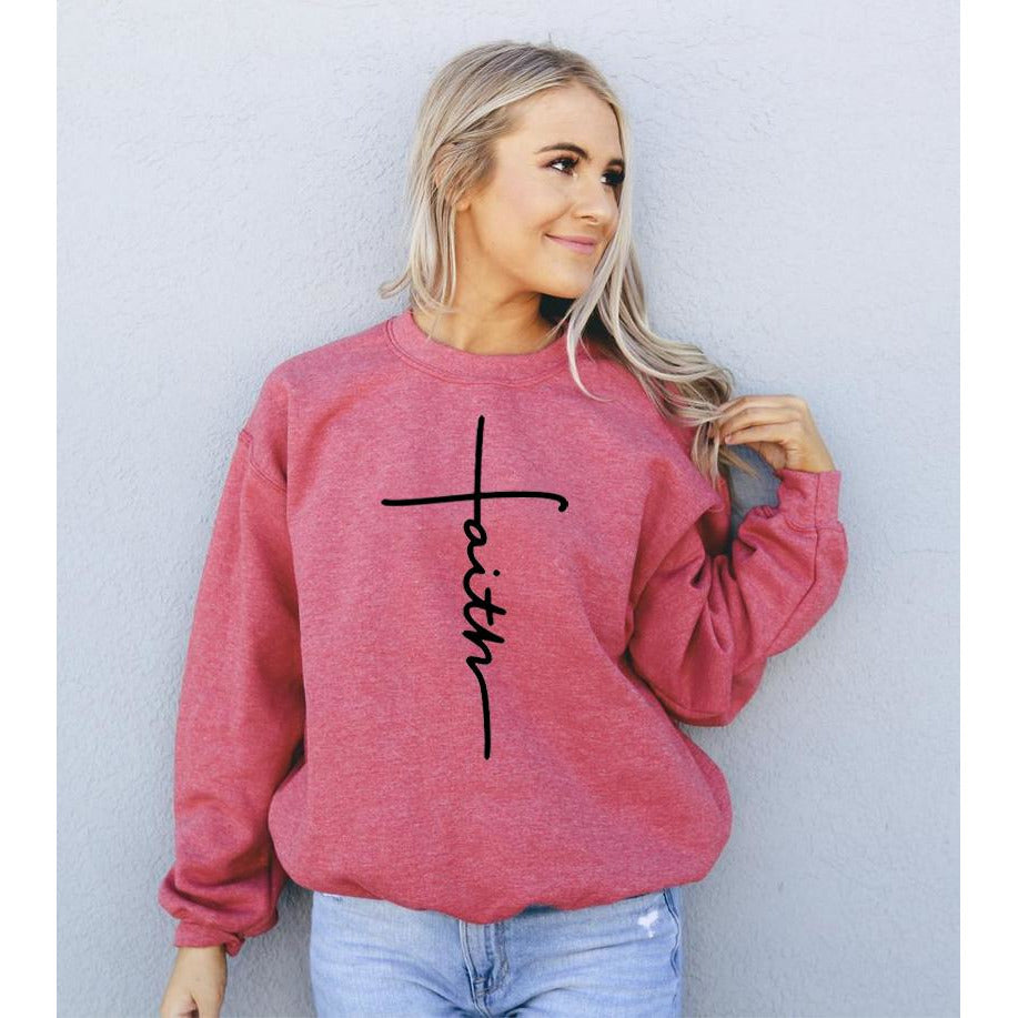 Christian Apparel Faith Sweatshirt One Clover Way