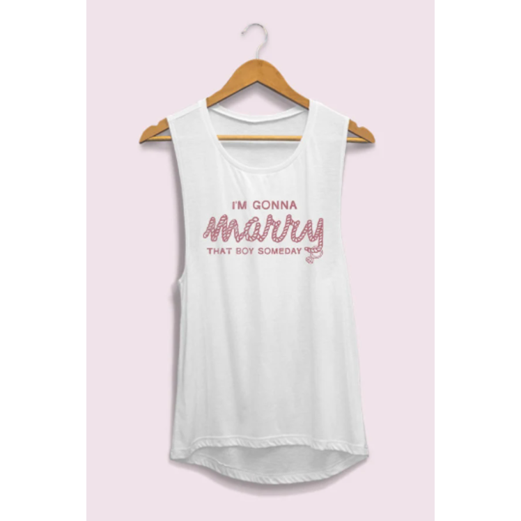 I'm Gonna Marry That Boy Someday | She's In Love with the Boy Tank Tops