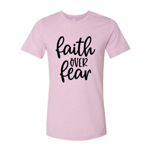 Faith Over Fear T-Shirt Comfy Tee Unisex One Clover Way
