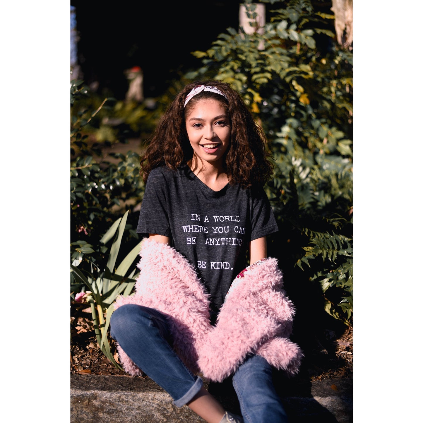 In a World Where You Can Be Anything, Be Kind - Boyfriend Tee