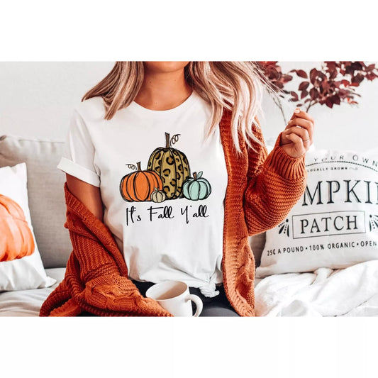 It’s Fall Y’all Chalk Pumpkins Tee