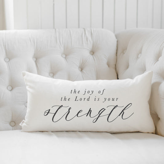 The Joy Of The Lord Lumbar Pillow