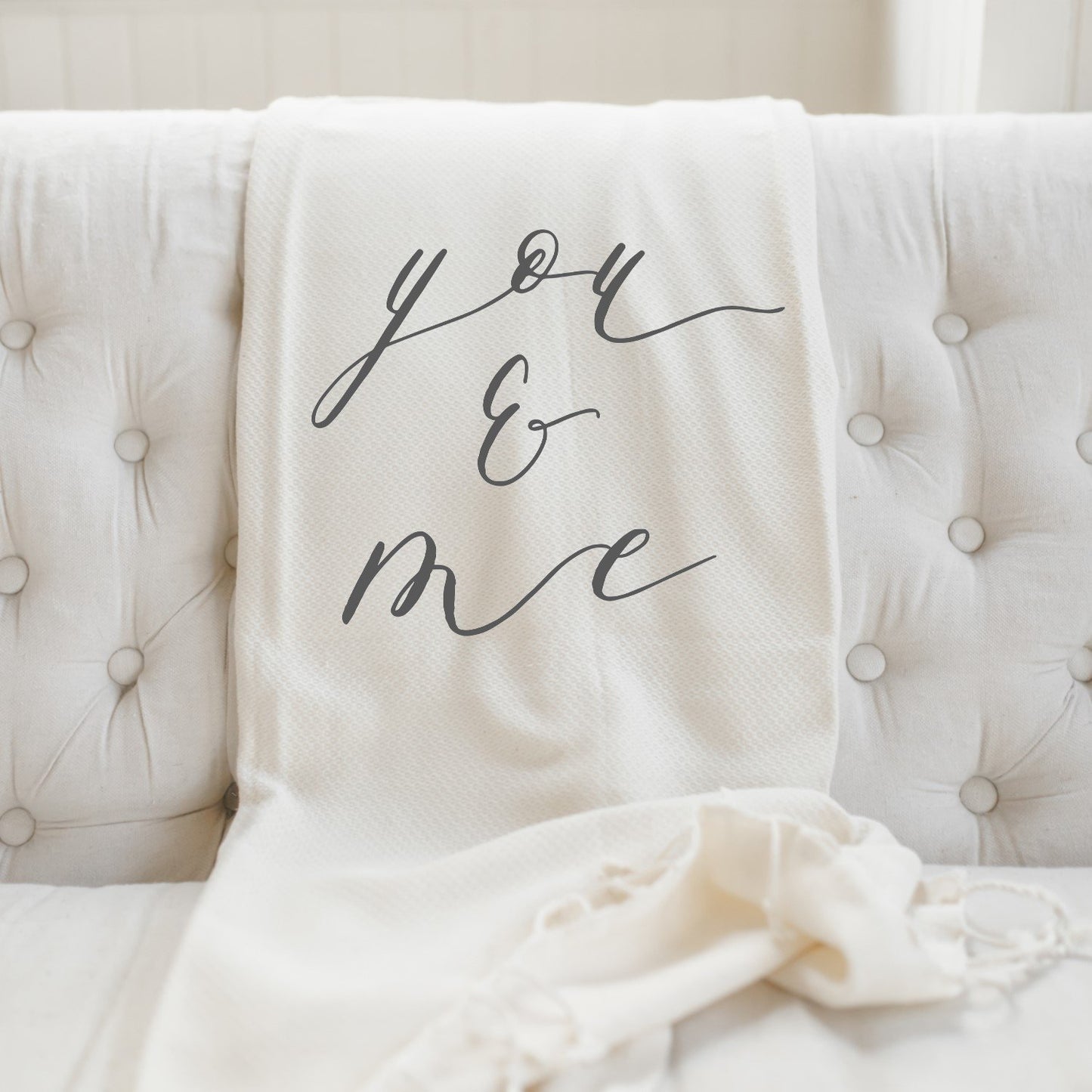 You and Me Throw Blanket