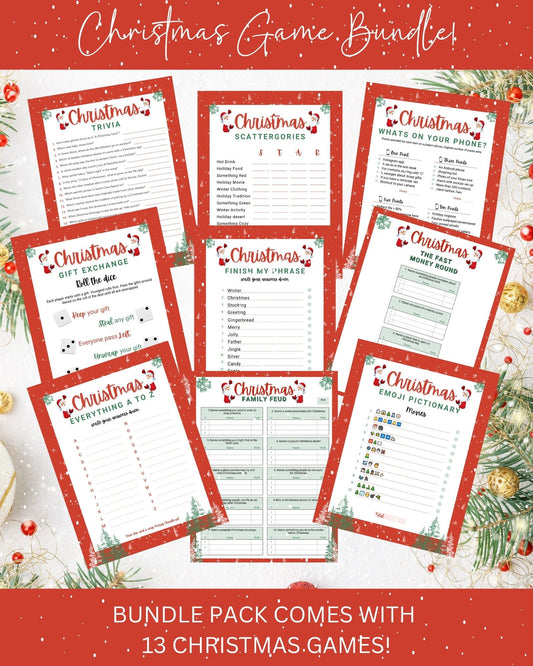 Christmas Game Printable Bundle