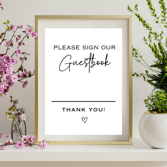 DIY Wedding Printable - Guestbook Sign