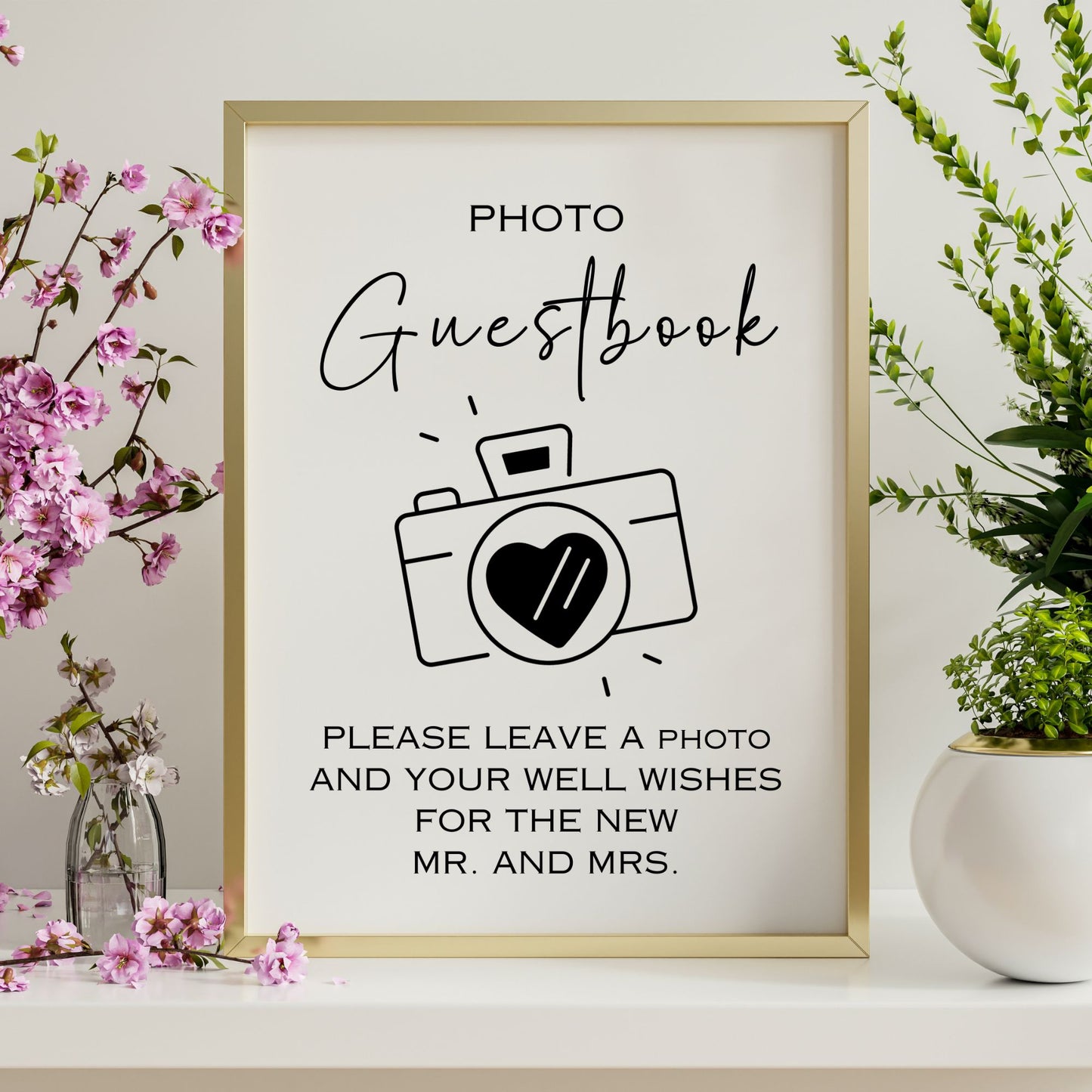 DIY Wedding Printable - Photo Guestbook Sign