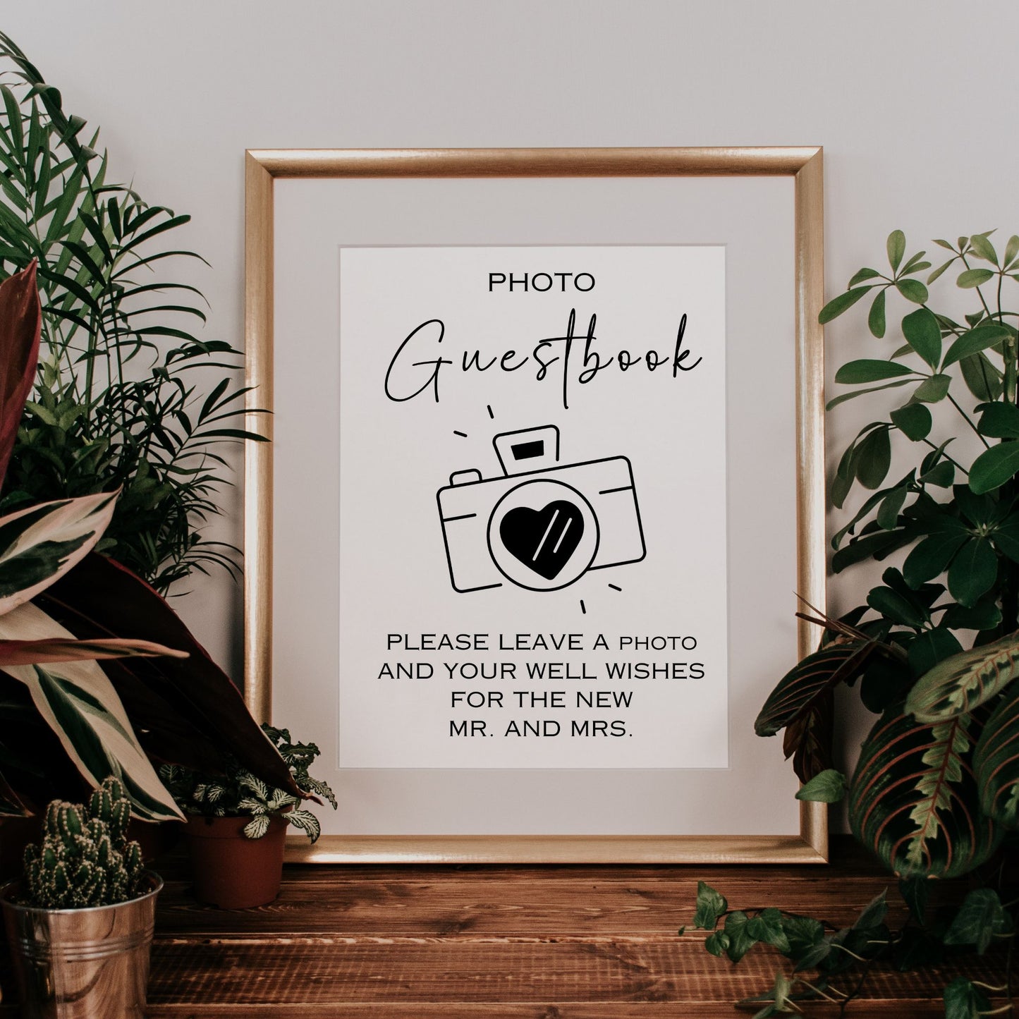 DIY Wedding Printable - Photo Guestbook Sign