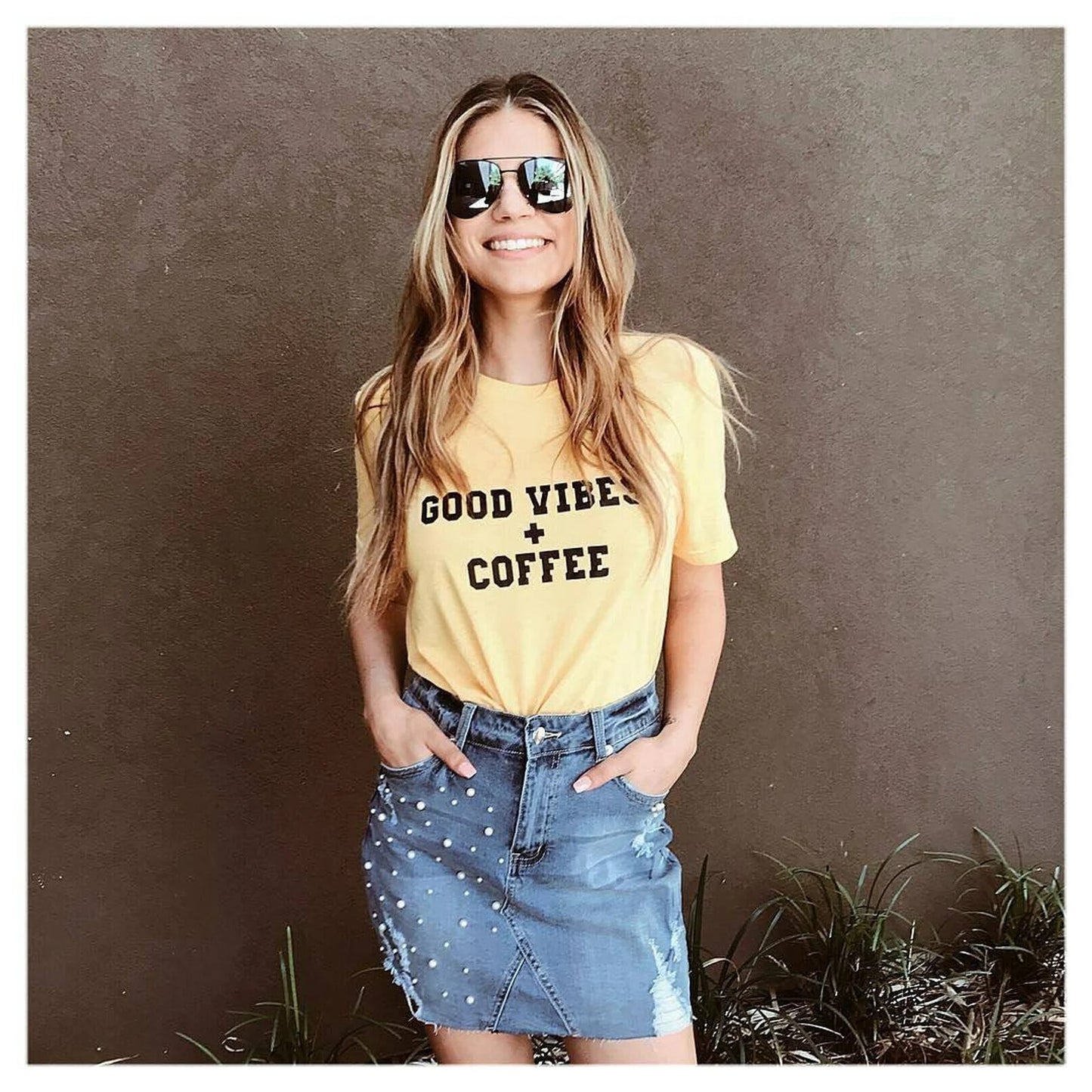 Good Vibes and Coffee Tee