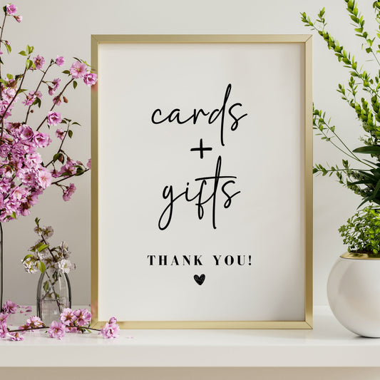 Printable Wedding Sign - Cards & Gifts