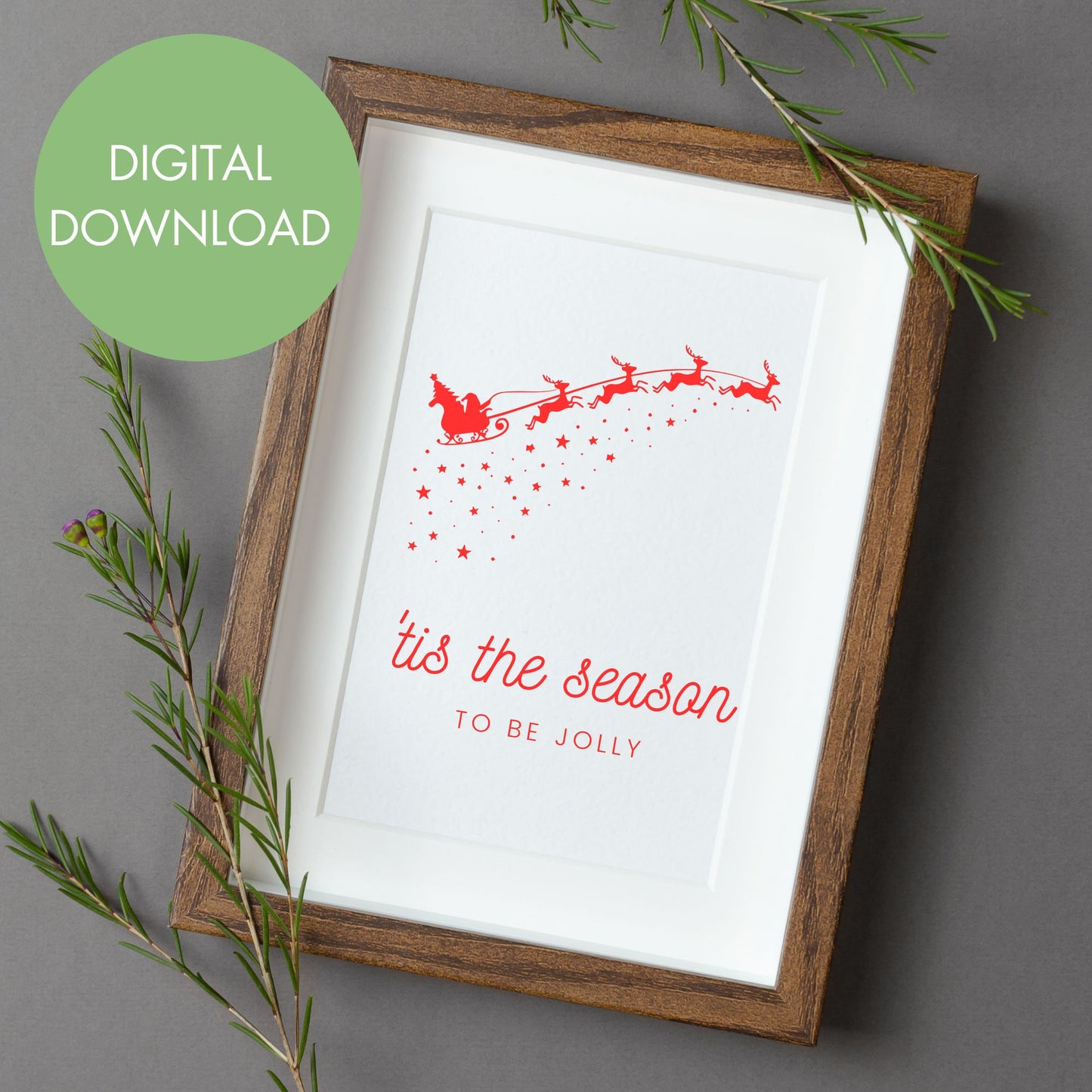 Tis the Season Printable Wall Art