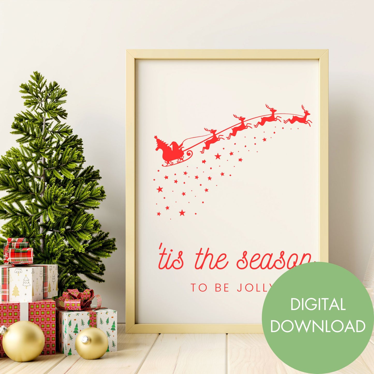 Tis the Season Printable Wall Art