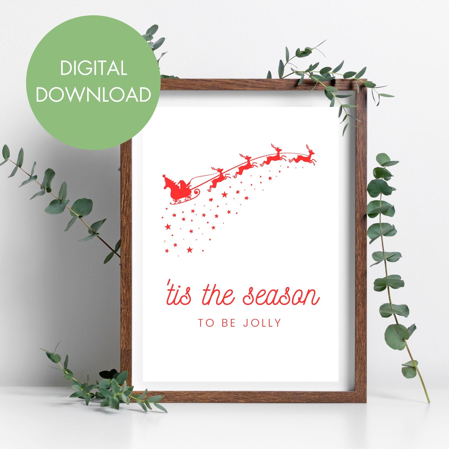 Tis the Season Printable Wall Art