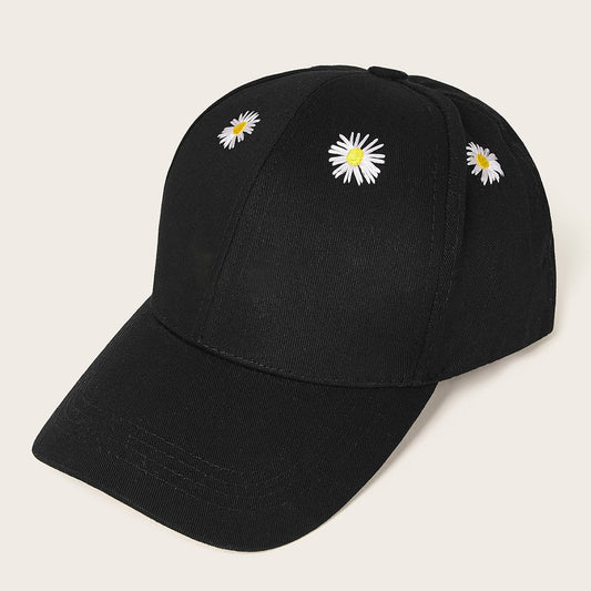 Flower Embroidery Baseball Cap