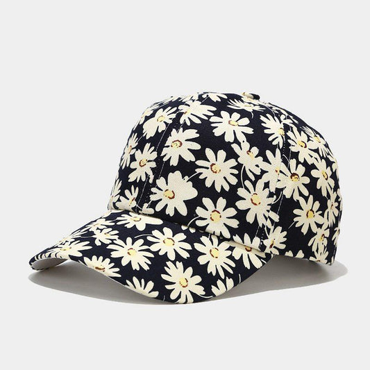 Daisy Printed Buckle Hat