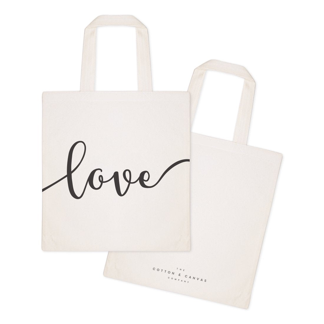 Love Cotton Canvas Tote Bag