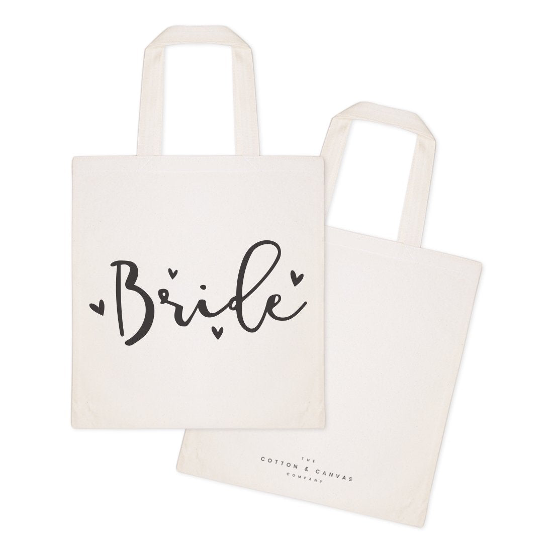 Bride Wedding Cotton Canvas Tote Bag