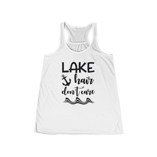 Lake Hair Don't Care Racerback Tank