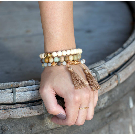 Amazonite Natural Stone Stretch Bracelet