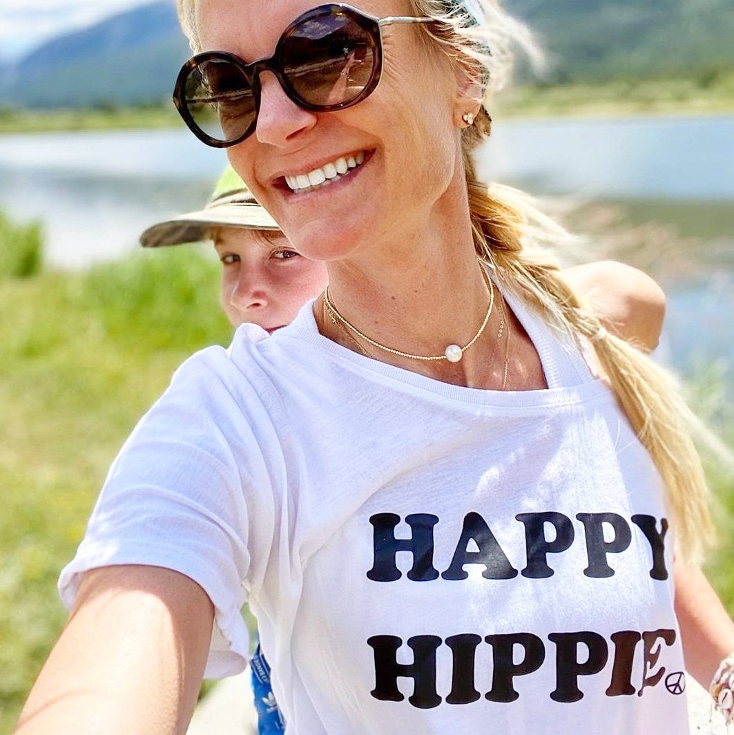 Happy Hippie ~ Off Shoulder Tee