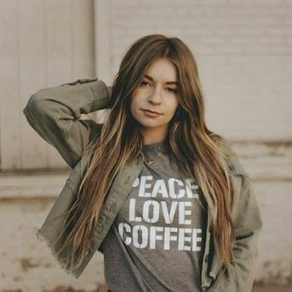 Peace Love Coffee - Boyfriend Tee