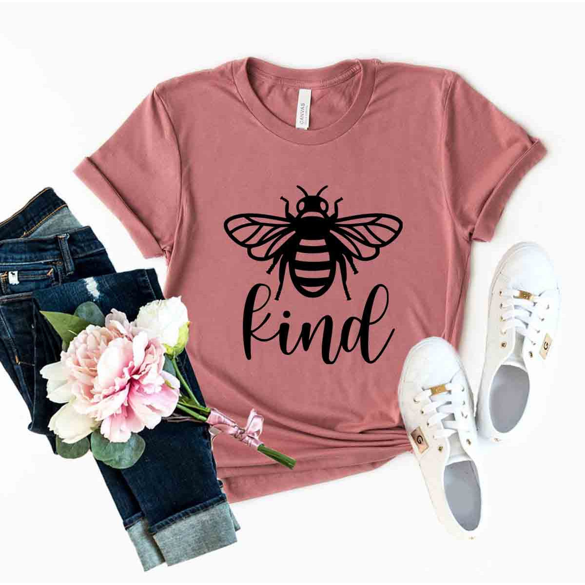 Be Kind Inspirational T-Shirt Gift for Her One Clover Way