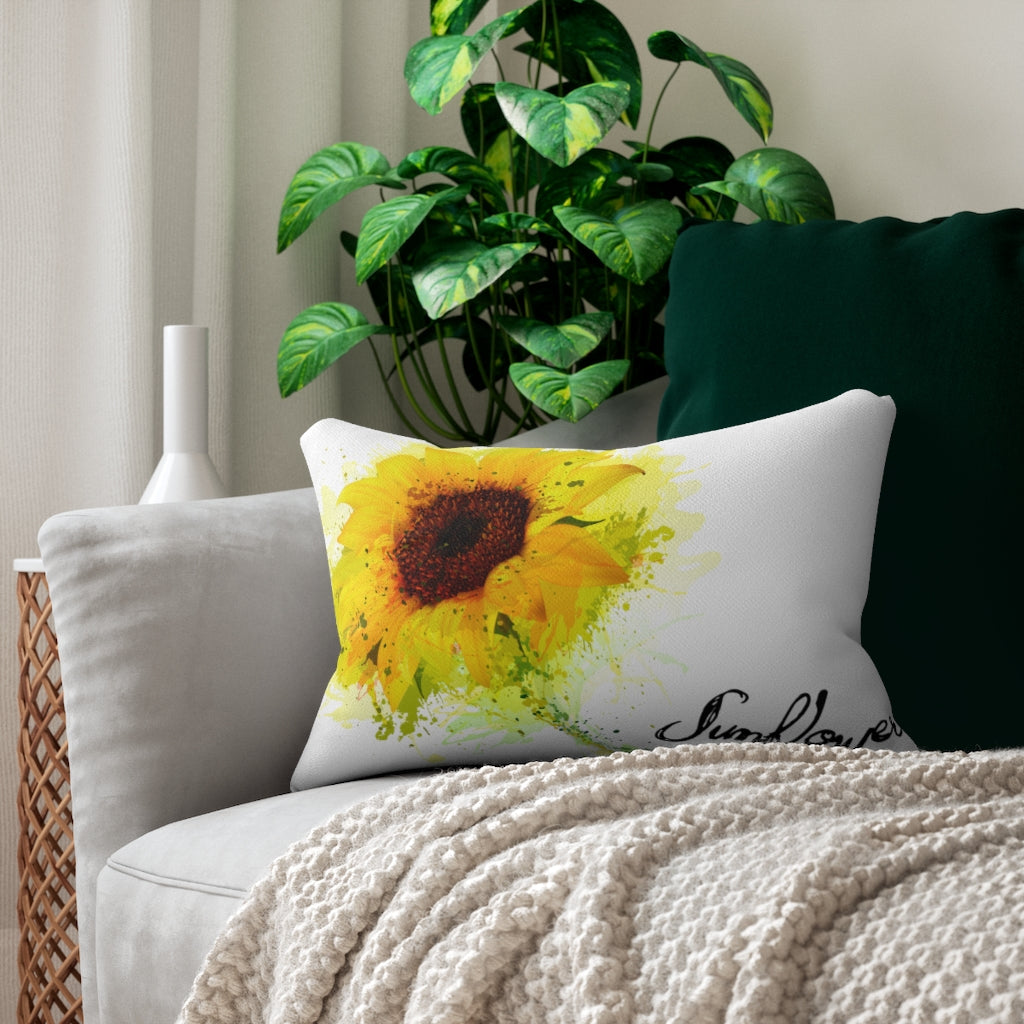 Sunflower Lumbar Pillow