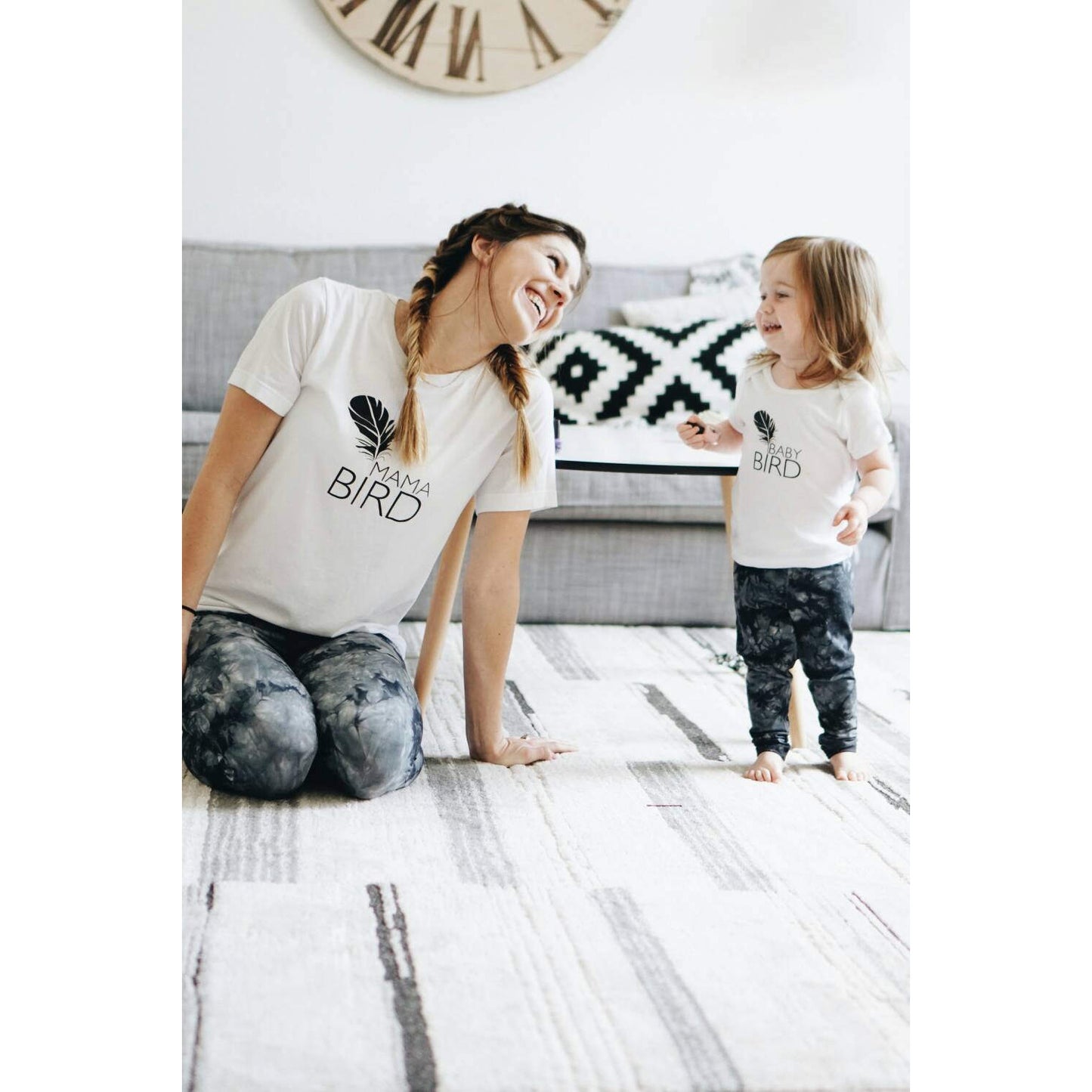 Mama Bird + Baby Bird - Two Piece Set for Mommy & Me