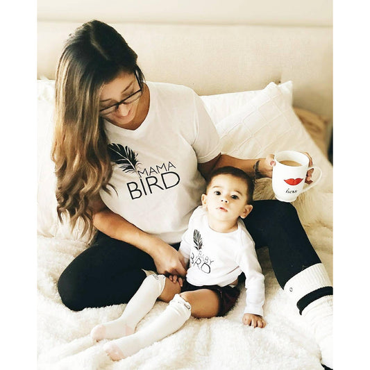 Mama Bird + Baby Bird - Two Piece Set for Mommy & Me